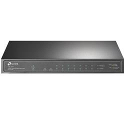 10-Port Gigabit Desktop Switch with 8-Port PoE+ PORT: 8× Gigabit PoE+ Ports, 1x Gigabit Non-PoE Port, 1× Gigabit SFP Sl