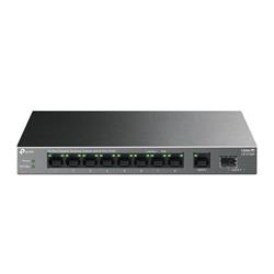 10-Port Gigabit Desktop Switch with 8-Port PoE+ PORT: 8× Gigabit PoE+ Ports, 1x Gigabit Non-PoE Port, 1× Gigabit SFP Sl