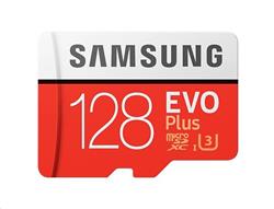128 GB . microSDXC karta Samsung EVO Plus + adapter