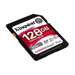 128 GB .SDXC karta Kingston . Canvas React Plus Class UHS-II U3 V90 ( r300MB/s, w260MB/s )