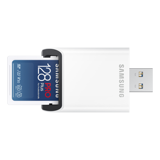 128 GB . SDXC karta Samsung PRO Plus Class 10 + USB adapter