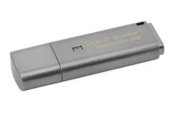 128 GB . USB 3.0 kľúč . Kingston DataTraveler Locker sivý + G3 w/Automatic Data Security ( r135MB/s, w40MB/s )
