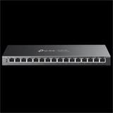 16-Port Gigabit Desktop Switch with 16-Port PoE+ PORT: 16× Gigabit PoE+ Ports SPEC: 802.3at/af, 120 W PoE Power, Desk