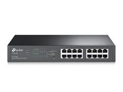 16-Port Gigabit Easy Smart Switch with 8-Port PoE+ PORT: 8× Gigabit PoE+ Ports, 8× Gigabit Non-PoE Ports SPEC: 802.3at