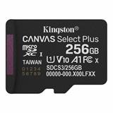 256 GB . microSDXC karta Kingston Canvas Select Plus U1, V10, A1 (r/w 150MB/s)