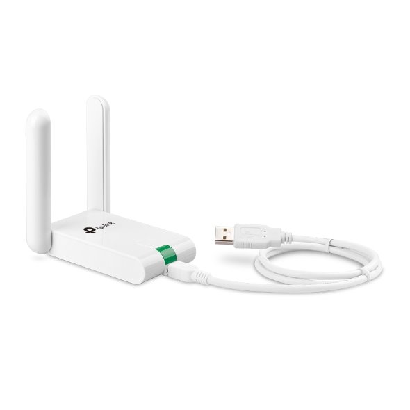 300Mbps High Gain Wi-Fi USB Adapter SPEED: 300 Mbps at 2.4 GHz SPEC: 2× High Gian External Antennas, Mini USB 2.0, Exten