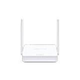300Mbps Wireless N Router SPEED: 300 Mbps at 2.4 GHz SPEC: 2× Fixed External Antennas, 2× 10/100 Mbps LAN Ports, 1× 10
