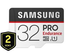 32 GB . microSDHC karta Samsung PRO Endurance + adaptér