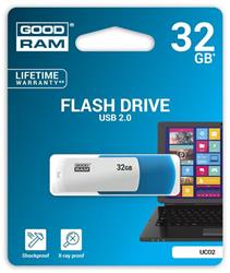 32 GB . USB 2.0 kľúč . GOODDRIVE COLOUR MIX Modro-biela