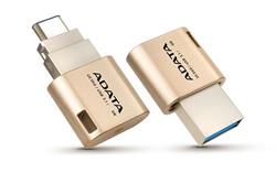 32 GB . USB 3.1 klúč . ADATA DashDrive™ Choice UC350, zlatý (USB Type-C, )