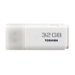 32 GB . USB kľúč . TOSHIBA - TransMemory biely