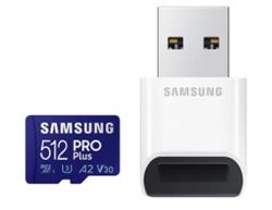 512 GB . microSDXC karta Samsung PRO Plus + USB adaptér