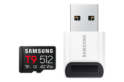 512 GB . microSDXC karta Samsung T9 + USB Adaptér