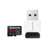 512 GB . microSDXC karta Samsung T9 + USB Adaptér
