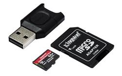 64 GB . microSDXC karta Kingston Canvas React Plus (Kit)