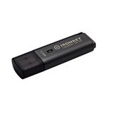 64 GB . USB 3.2 kľúč . Kingston IronKey Locker+ 50 G2, strieborný ( r145MB/s, w115MB/s)