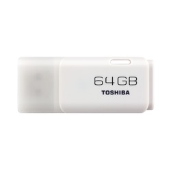 64 GB . USB kľúč . TOSHIBA - TransMemory biely
