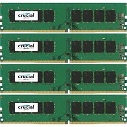 64GB Kit (16GBx4) DDR4 2666MHz (PC4-21300) CL19 SR x8 Crucial Unbuffered SODIMM 288pin