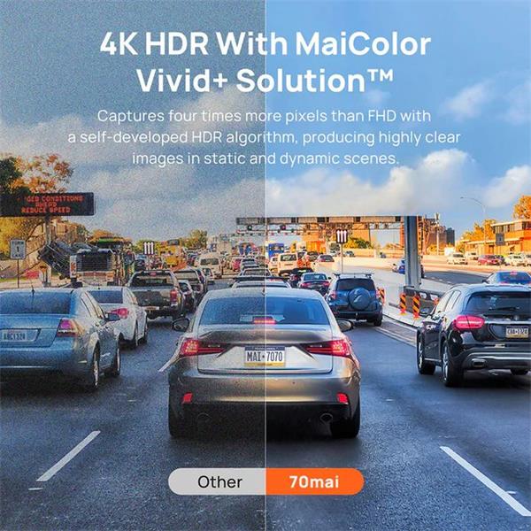 70mai X800 4K Cierna + karta 70mai SD 128GB