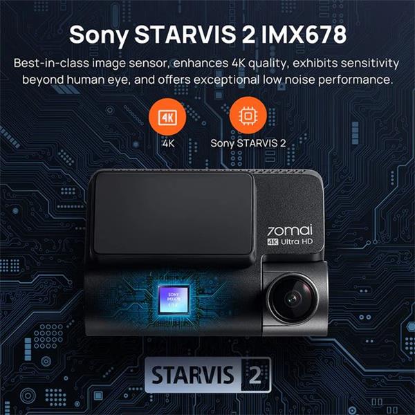 70mai X800 4K Cierna + karta 70mai SD 128GB