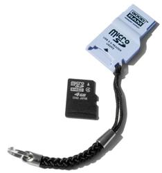8 GB . microSDHC Memory Kit - Karta s MicroSD čítačkou + SD Adapter