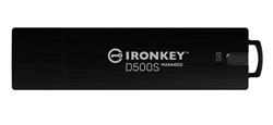 8 GB . USB 3.2 kľúč . Kingston IronKey Managed D500SM, čierny ( r260MB/s, w190MB/s)