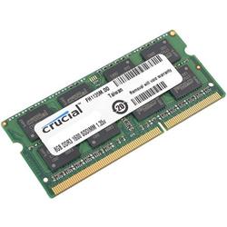 8GB DDR3L 1600MHz (PC3L-12800) CL11 Crucial SODIMM 204pin 1.35V/1.5V