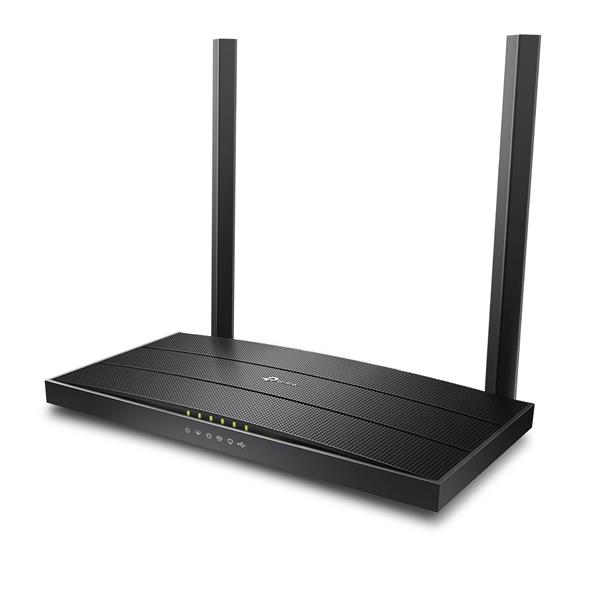 AC1200 Wi-Fi VDSL/ADSL Modem Gigabit Router SPEED: 867 Mbps at 5 GHz + 300 Mbps at 2.4 GHz, VDSL Profile 30a 100/100 Mbp
