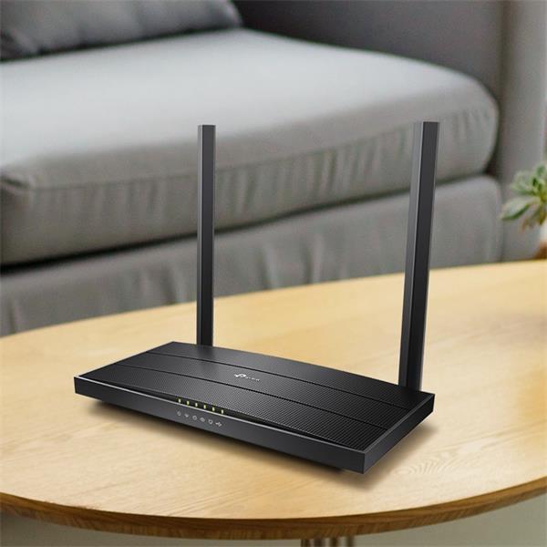 AC1200 Wi-Fi VDSL/ADSL Modem Gigabit Router SPEED: 867 Mbps at 5 GHz + 300 Mbps at 2.4 GHz, VDSL Profile 30a 100/100 Mbp