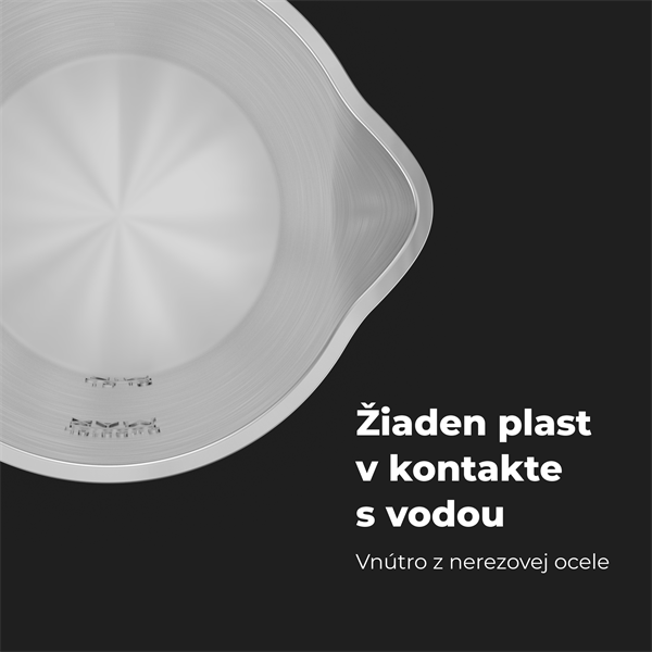 AENO Rýchlovarná smart kanvica EK8S biela, 2200W,1,7 l,Strix,dvojité steny,regulácia teploty,WiFi, LEDdisplej,auto vyp