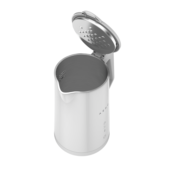 AENO Rýchlovarná smart kanvica EK8S biela, 2200W,1,7 l,Strix,dvojité steny,regulácia teploty,WiFi, LEDdisplej,auto vyp