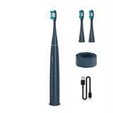 AENO sonická zubná kefka DB10N, tmavomodrá, 5 módov, 3 náhradné hlavice, batéria 1400 mAh, 48600 ot/min, 90 dní bez nab.