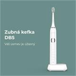 AENO sonická zubná kefka DB5, Biela, 2 hlavice kefky, DUPONT, 40000 rpm, 5 módov