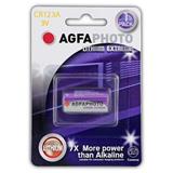 AgfaPhoto lithiová foto batéria 3V, CR123A, blister 1ks