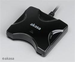 AKASA AK-CR-03BK, Extreme USB SMART and Electronic ID card reader