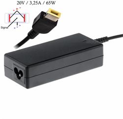 Akyga Notebook power supply Dedicated AK-ND-24 20V/3.25A 65W Square yellow LEN