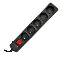 Akyga Surge protector AK-SP-05A 1.8m 5outlets CEE7/5 switch