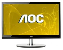 AOC 2434Pw 24"W LCD 1920x1080 60 000:1 2ms 300cd HDMI repro cierno/strieborny