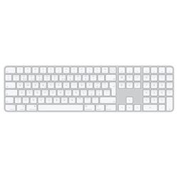 Apple Magic Keyboard s Touch ID a Numerickou klávesnicou - INT English - biele klávesy (USB-C)
