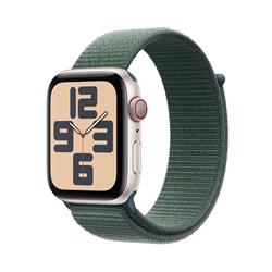 Apple Watch SE GPS 40mm Starlight Aluminium Case with Lake Green Sport Loop