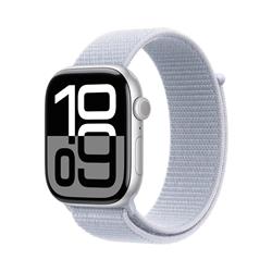 Apple Watch Series 10 GPS 42mm Silver Aluminium Case with Blue Cloud Sport Loop