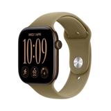 Apple Watch Series 12 GPS 42mm Dark Bronze Aluminium Case with Olive Sport Band - M/L