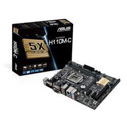 ASUS H110M-C/CSM soc.1151 H110M DDR4 mATX 1xPCIe D-Sub DVI