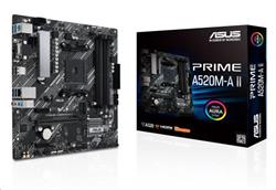 ASUS PRIME A520M-A II soc.AM4 A520 DDR4 mATX M.2 D-Sub HDMI DP