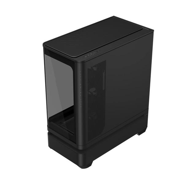 ASUS PRIME AP304 TG ARGB BLACK skrinka ATX 4x ARGB fan, čierna