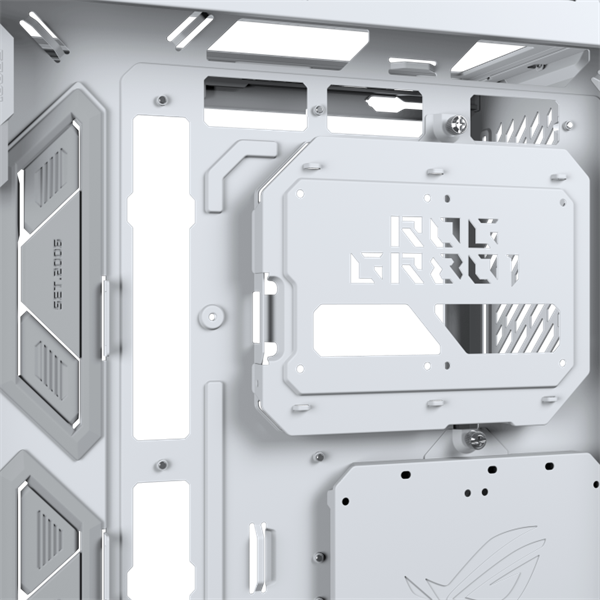 ASUS ROG CRONOX GR801 CURVE TG ARGB WHITE skrinka E-ATX biela
