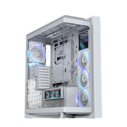 ASUS ROG CRONOX GR801 CURVE TG ARGB WHITE skrinka E-ATX biela