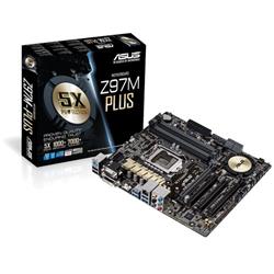 ASUS Z97M-PLUS soc.1150 Z97 DDR3 mATX 2xPCIe SATA6 RAID D-Sub DVI HDMI