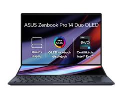 Asus Zenbook Pro Duo UX8402ZA-M3020W, i7-12700H, 14.5˝ 2880x1800/Touch, UMA, 16GB, SSD 1TB, W11H ScreenPad Plus TPM