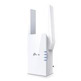 AX1800 Wi-Fi 6 Range Extender SPEED: 574 Mbps at 2.4 GHz + 1201 Mbps at 5 GHz SPEC: 2 × External Antennas, 1 × Gigabit